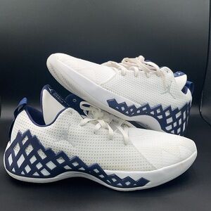 JORDAN Nike Blue and White Sneakers